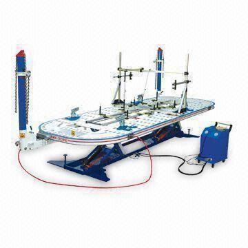 Buy Auto Body Straightening Bench with 10T Round Towers and 360° Pulling Angle at wholesale prices