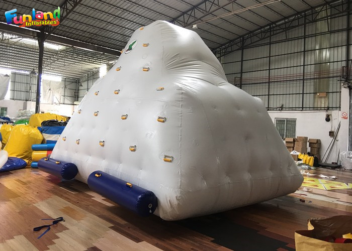 Quality Iceberg Pool Float 0.9mm PVC Tarpaulin Inflatable Play Equipment for sale