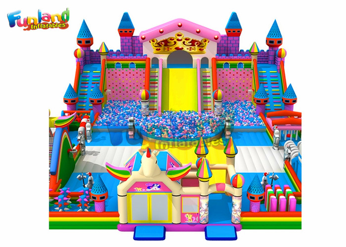 Quality 0.55mm PVC Inflatable Fun Land for sale
