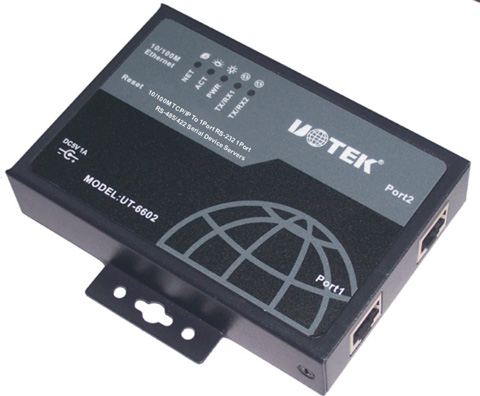 Electromagnetic Isolation RJ45 Ethernet Serial Converter 50bps - 460800bps