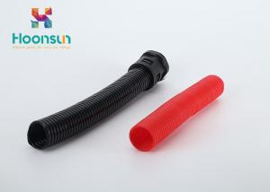China Plastic Corrugated Flexible Hose Pipe , Flexible Cable Conduit For Wire Protection on sale