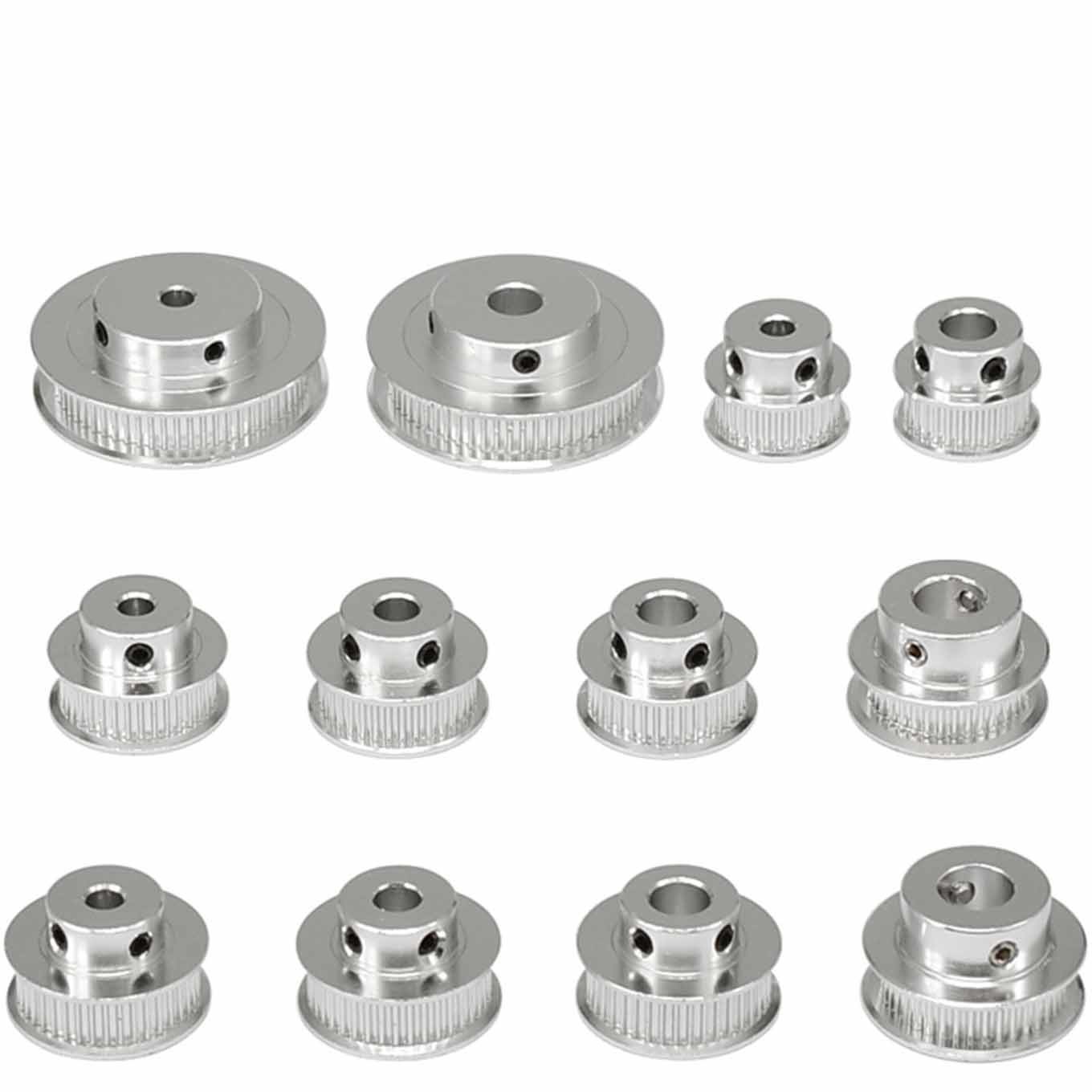 Quality Silver Teeth Bore 5mm 3D Printer Timing Pulley Aluminum alloy for sale