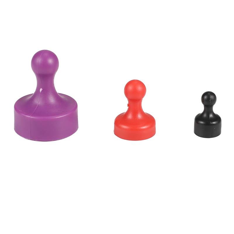 Pawn Shape Whiteboard Magnetic Button Pins Colorful For School Home Office