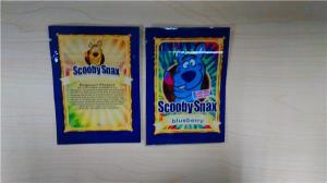 4g 6g 10g Scooby Snax Spice Small Zipper Spice Herbal Incense Bag OEM ODM