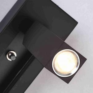Quality Built-in 3W square LED wall lamp reading lamp hotel bedroom bedside lamp for sale