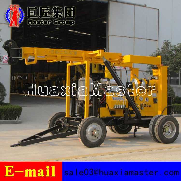 Quality XYX-3 Wheeled Hydraulic Core Drilling Rig for sale