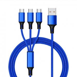 Quality 24V 3 In 1 Mobile Charging Cable 3A 1m 2m for sale