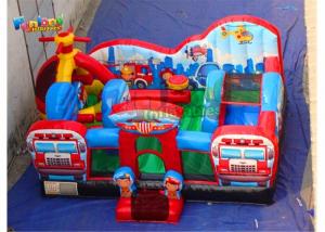 Quality Educational Fire Fighting Truck EN71 Inflatable Indoor Playground for sale