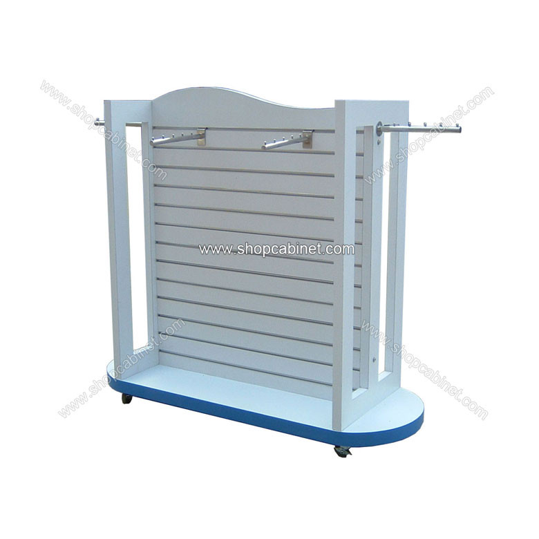 Quality clothes store metal display shelf for sale