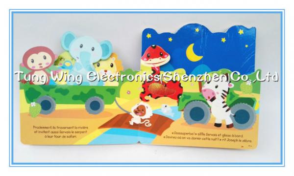 6 PET Button Sound Module For Animal Sound Board Book , Funny baby music book 3