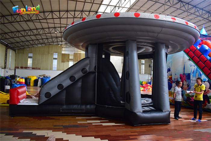 Quality UFO Universal Jumper Slide DDP Inflatable Bounce Houses for sale