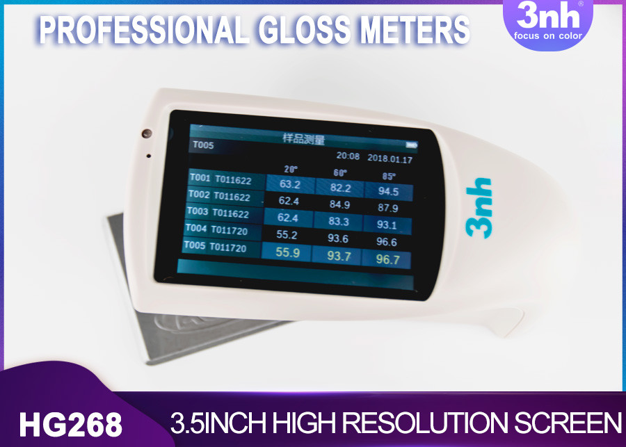 Quality Professional Gloss Meters Sheen Gloss Inspection Gauges Variable Angle Glarimeter Tester HG268 for sale