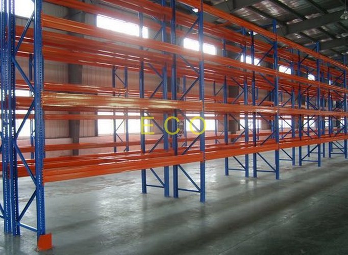 Quality Industrial Heavy Duty Pallet Racking system / Steel Rack For Warehouse SGS ISO for sale