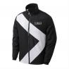 Buy cheap Zip Up Color Block Hooded Windbreaker Running Track Men Varsity Jacket from wholesalers
