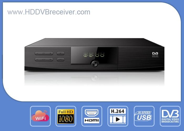 Quality ALI3510A DVB S2 Satellite Receiver HD 1080P With IPTV, Cccam Account Support Power VU for sale