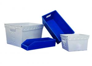 Quality Moisture Proof Plastic Corrugated Totes High Durability Coroplast Storage Boxes for sale