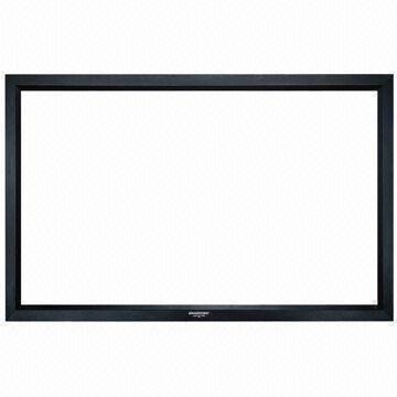 Quality Home Theater Fixed-frame Screen in 3D with a Wide Range of High-gain Fabric for sale