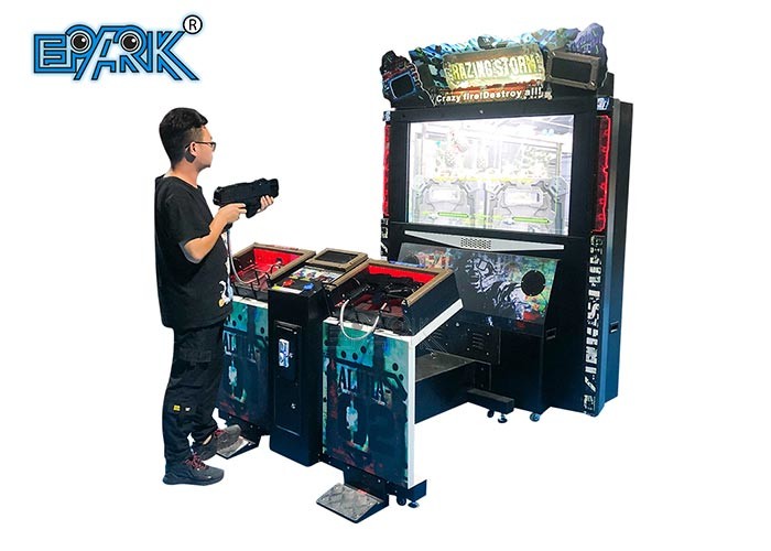 Quality 2 Players Shooting Arcade Game Machine Razing Storm Coin Amusement Video Games for sale