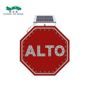 Europe solar traffic signal battery led traffic road signs board with competitive