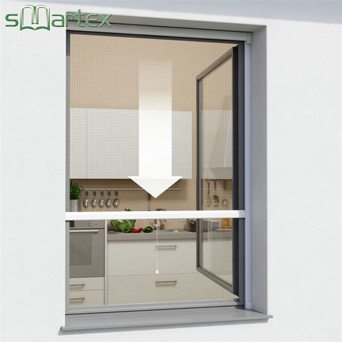 Easy Cleaning Roller Fly Screen Window Stable Structure CE Certificate