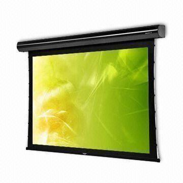 Quality Home Theater Projection Screen in 3D with Alternative Black/White Casing for sale