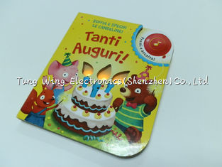 Quality ABS material Twinkling Lights Flashing Baby Sound Books Module With Funny Birthday Songs. for sale