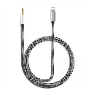 Quality Male To Female Iphone Aux Cable 1M OEM ODM Nylon Braided ISO9001 for sale