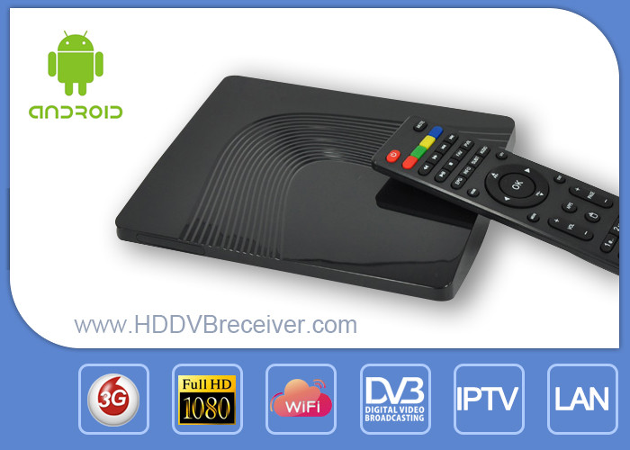 Quality Android STB Hybrid Wifi 1080P DVB Combo Receiver Full HD Support XBMC LAN DLNA for sale