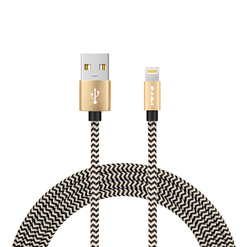 Quality 5V 2.4A Nylon Braided Lightning Cable 3FT 10FT Lightning USB Cable for sale