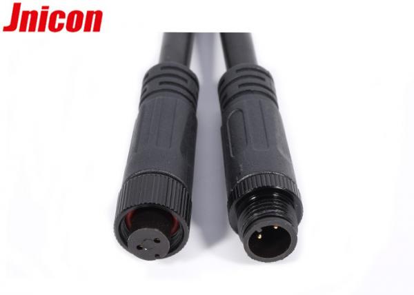 Buy Smaller Size Waterproof Power Connector , Outdoor Waterproof Power Cord at wholesale prices