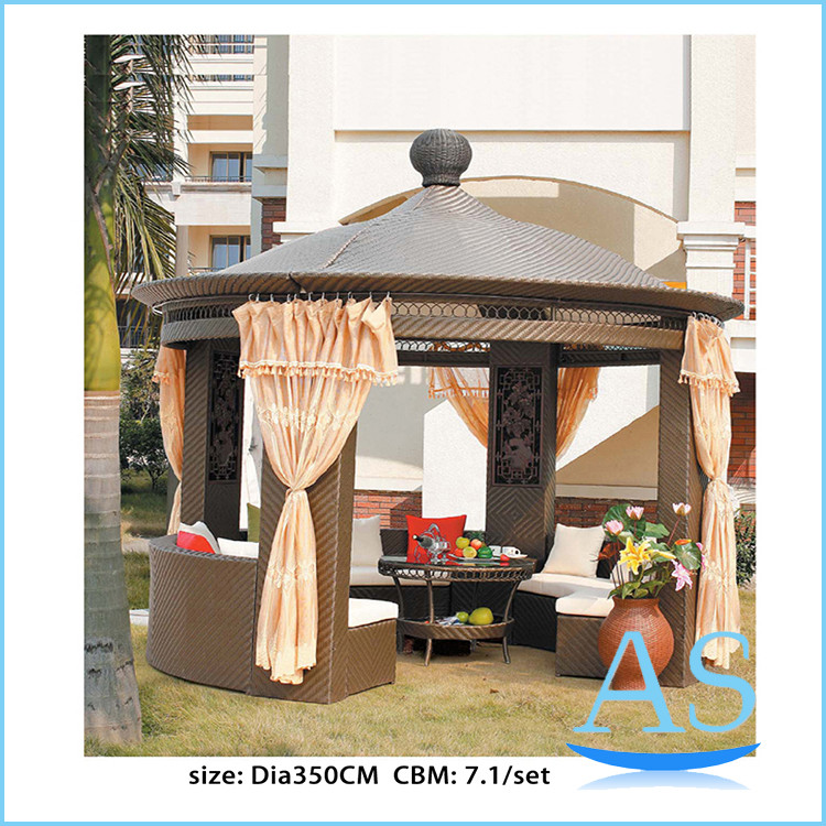 Quality new product hotel garden round Pavilion Gazebos Canopies outdoor tent ST01 for sale