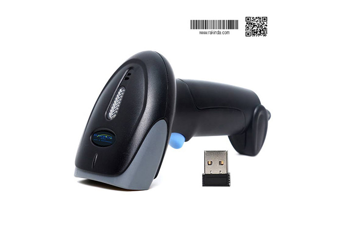 Quality Wireless Portable Barcode Scanner , 1D 2D Bluetooth Barcode Reader LED Light for sale