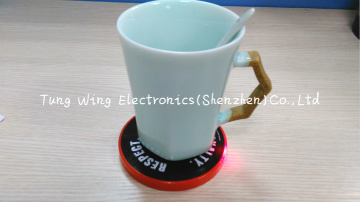 Quality Custom Melody Flashing Cup LED Coaster For Promotional Items And Holiday Gifts for sale