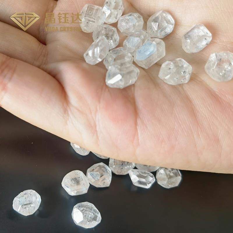 Quality White Def Rough Lab Grown Diamonds Vs Clarity Hpht Uncut Diamond For Jewelry for sale
