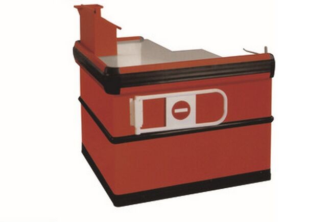 Quality Garment Shop Express Checkout Counter with Powder coated Surface L1100 * W1100 * H850 MM for sale
