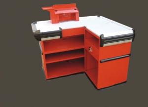 Quality Customized Supermarket Express Checkout Counter , Convenient store Cash Register Table for sale
