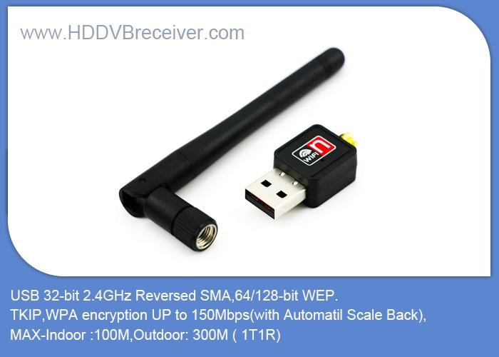 Quality OEM DVB Accessories RT5370 Wifi Dongle Adapter For TV / DVB Receiver, SKYBOX M3, F3,F5,etc for sale