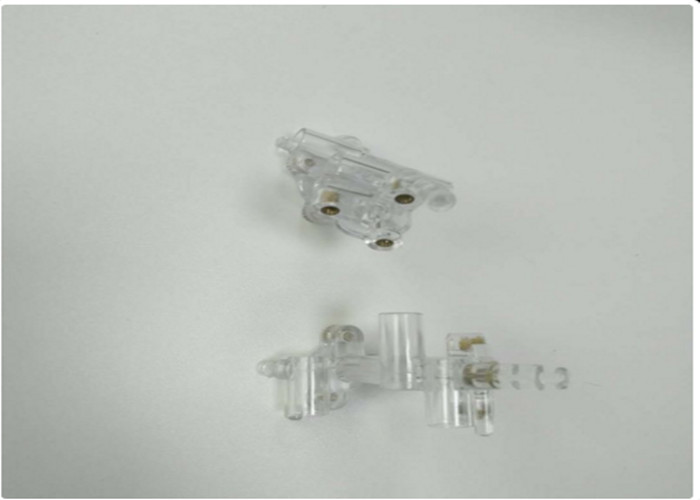 Quality Clear Color Medical Injection Molding Components Hot / Cold Runner Type for sale