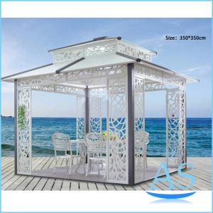 Quality China outdoor garden aluminium Pavilion mteal yard Gazebos tent ST07 for sale