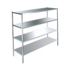 Quality 4 Tiers Stainless Steel Wire Shelving Anti - Rust Commercial Storage Shelves for sale