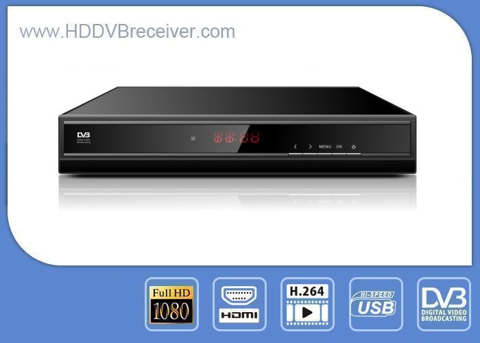 Quality Black Metal Case HD DVB T2 + S2 Combo Receiver Linux System MPEG-2 for sale
