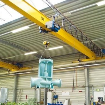 Quality 12T Single Girder Overhead Travelling Crane Electric Wire Rope Hoist MD Double Speed for sale
