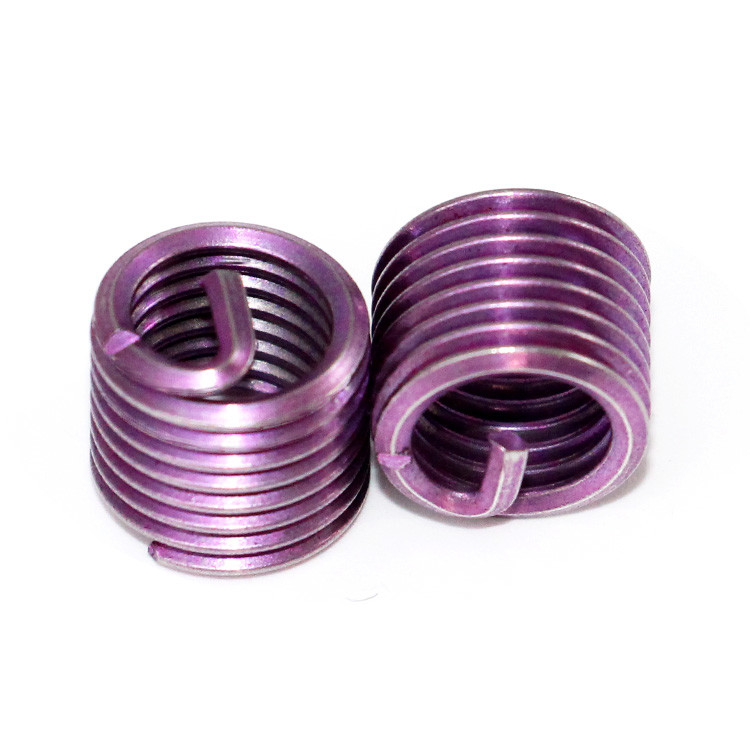 Quality 304 Steel Wire Threaded Insert 4-40 6-32 Inch Size Color Threaded Repair Inserts for sale