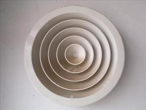 Quality High Clean Rate Stainless Steel Vent Ceiling Aluminum Air Conditioning Round Diffuser for sale