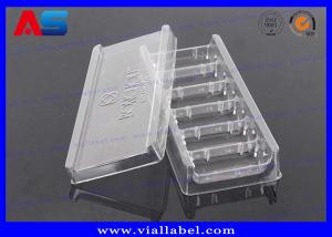 Buy cheap Clear Transparent Tray Packaging Medication Blister Packs For Glass Vials , Engrave Words Blister from wholesalers