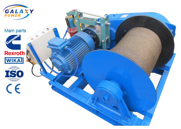 Quality Electronic Control Power Line Stringing Equipment Slow Speed Winch Lifting Road Bridge Installation for sale