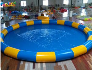 Quality Inflatable Pool 3ft Deep Round 10m 0.9mm PVC Blow Up Pool for sale