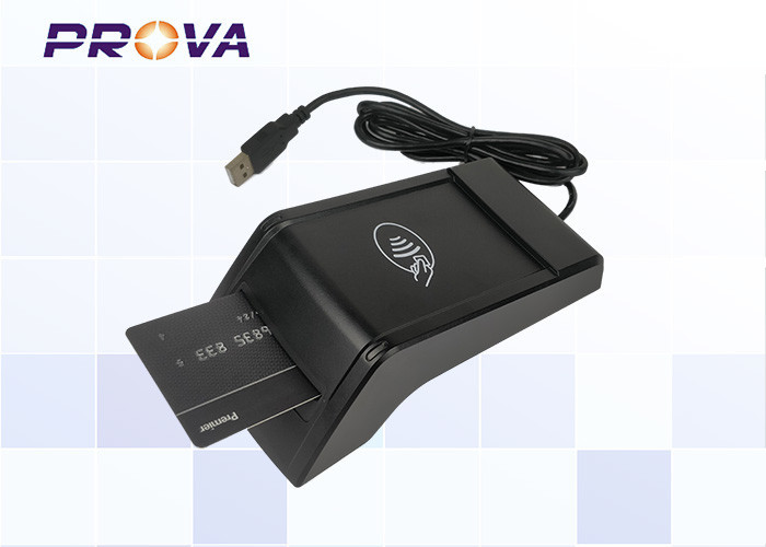 China IC & RFID Chip Card Reader USB Interface With 500,000 Times Long Life Time on sale