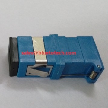 Quality Blue / Green Optical Cable Adapter , SC Side Shutter Adapter With ABS / PBT Material for sale
