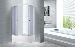 Buy cheap 900x900x2100mm Quadrant Shower Enclosure 4mm Tempered Smoke Glass from wholesalers